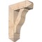 Ekena Millwork Funston Arts and Crafts Smooth Bracket w/ Offset Brace, Douglas Fir, 7 1/2"W x 22"D x 30"H BKT0806X22X30FST03SDF - alternate 1